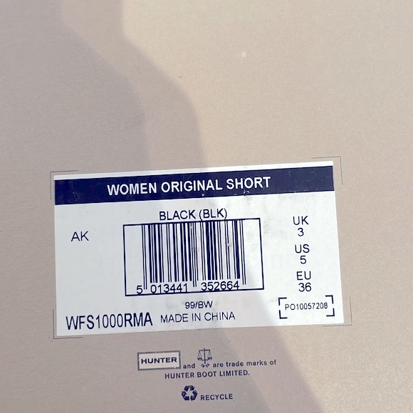 Hunter women original short boots (size 5) - Picture 3 of 3